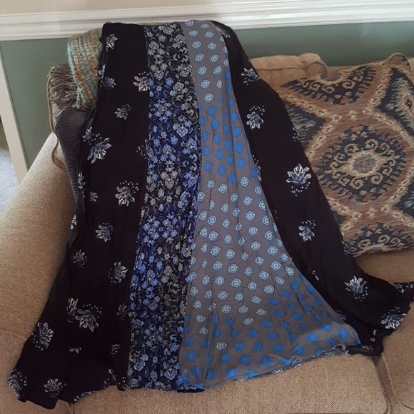 *SOLD* FP Amazing Technicolor Maxi Skirt - Picture 4 of 5